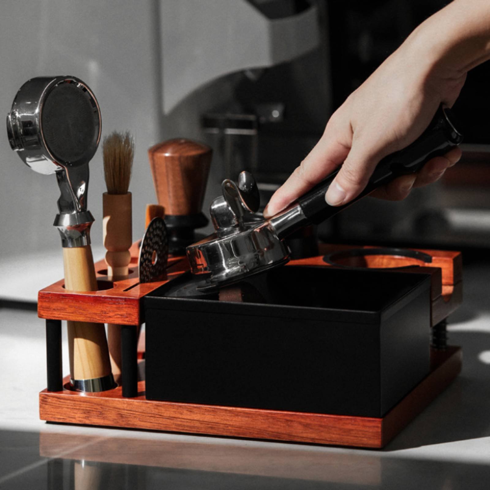 Home Barista - Estação de Compactação de Café em