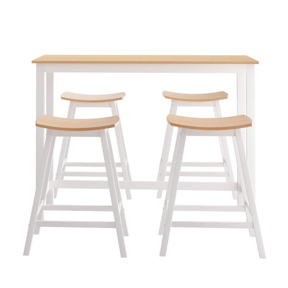 Home Bar Stools - Conjunto de Mesa de Bar e