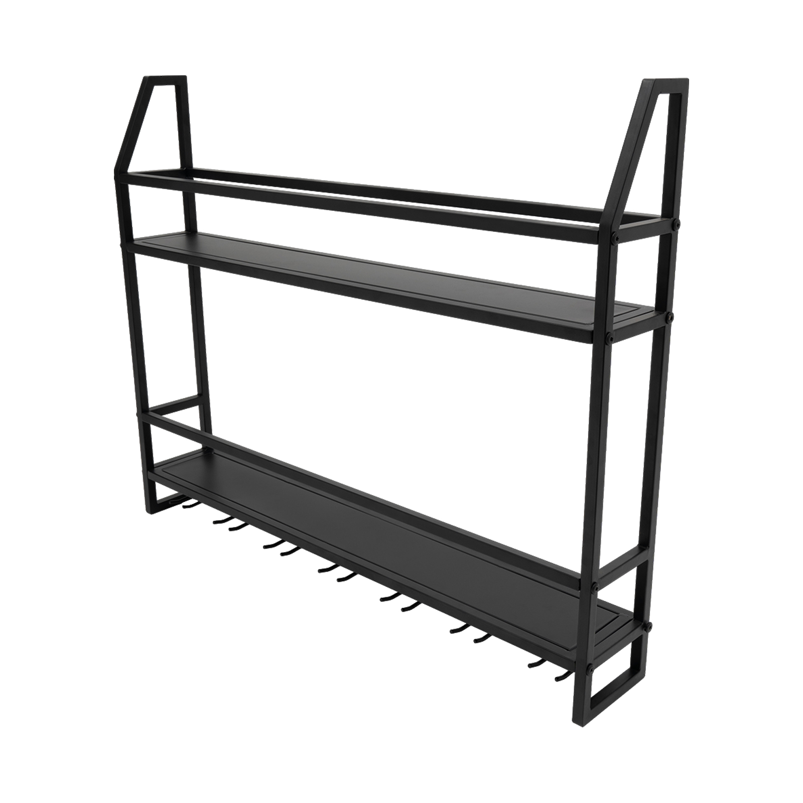 Home Bar Setup - Suporte de Vinho de Parede Dupla
