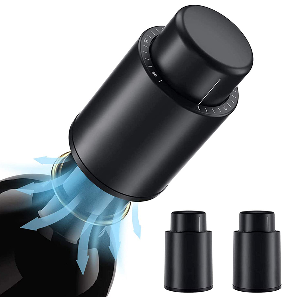 Wine Preservation Pump - Rolha de garrafa de vinho a