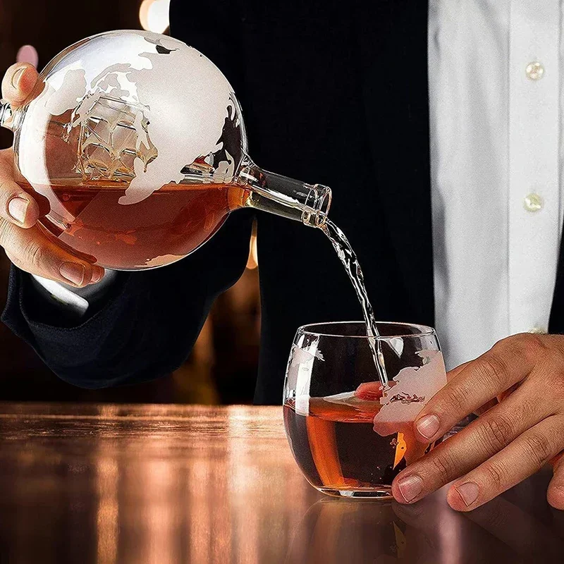 Conjunto de Decantador de Whis - Decanter Globe Set avaliação e preço