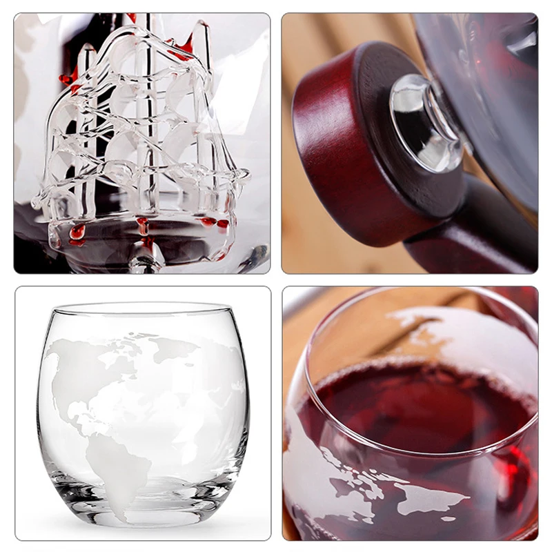 Conjunto de vidro de uísque gl - Decanter Globe Set avaliação e preço