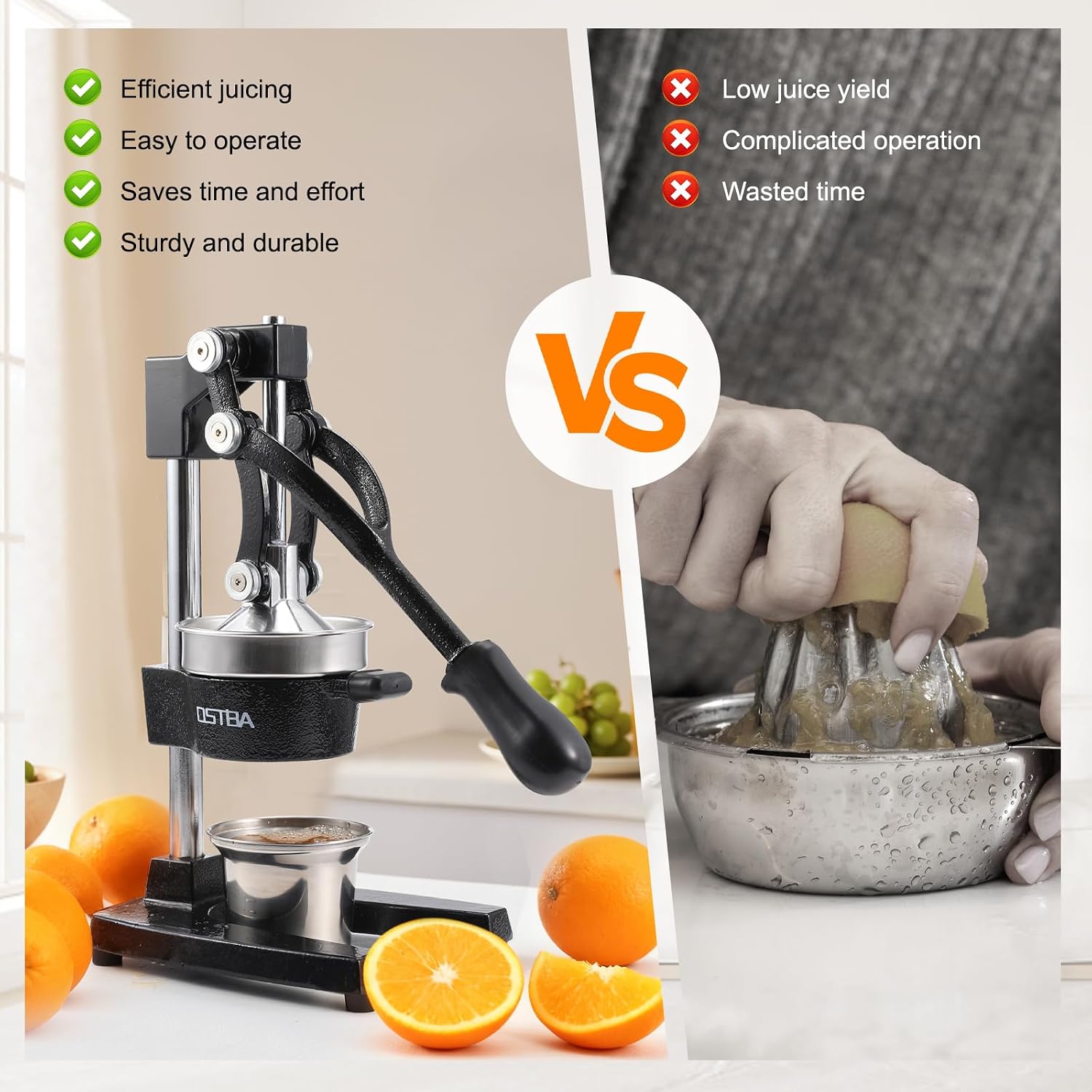 Espremedor Manual de Cítricos  - Citrus Juicer Bar avaliação e preço