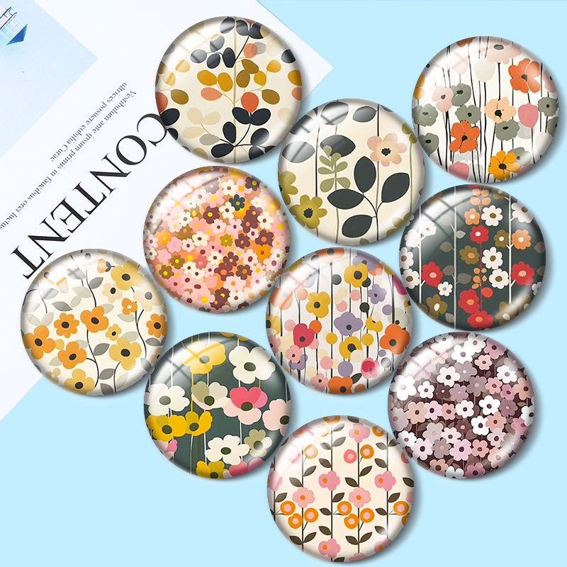 Cabochões de vidro retrô flora - Old Fashioned Glass avaliação e preço