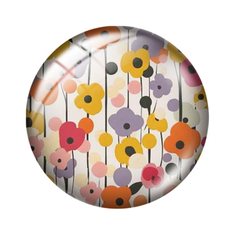 Cabochões de vidro retrô flora - Old Fashioned Glass avaliação e preço