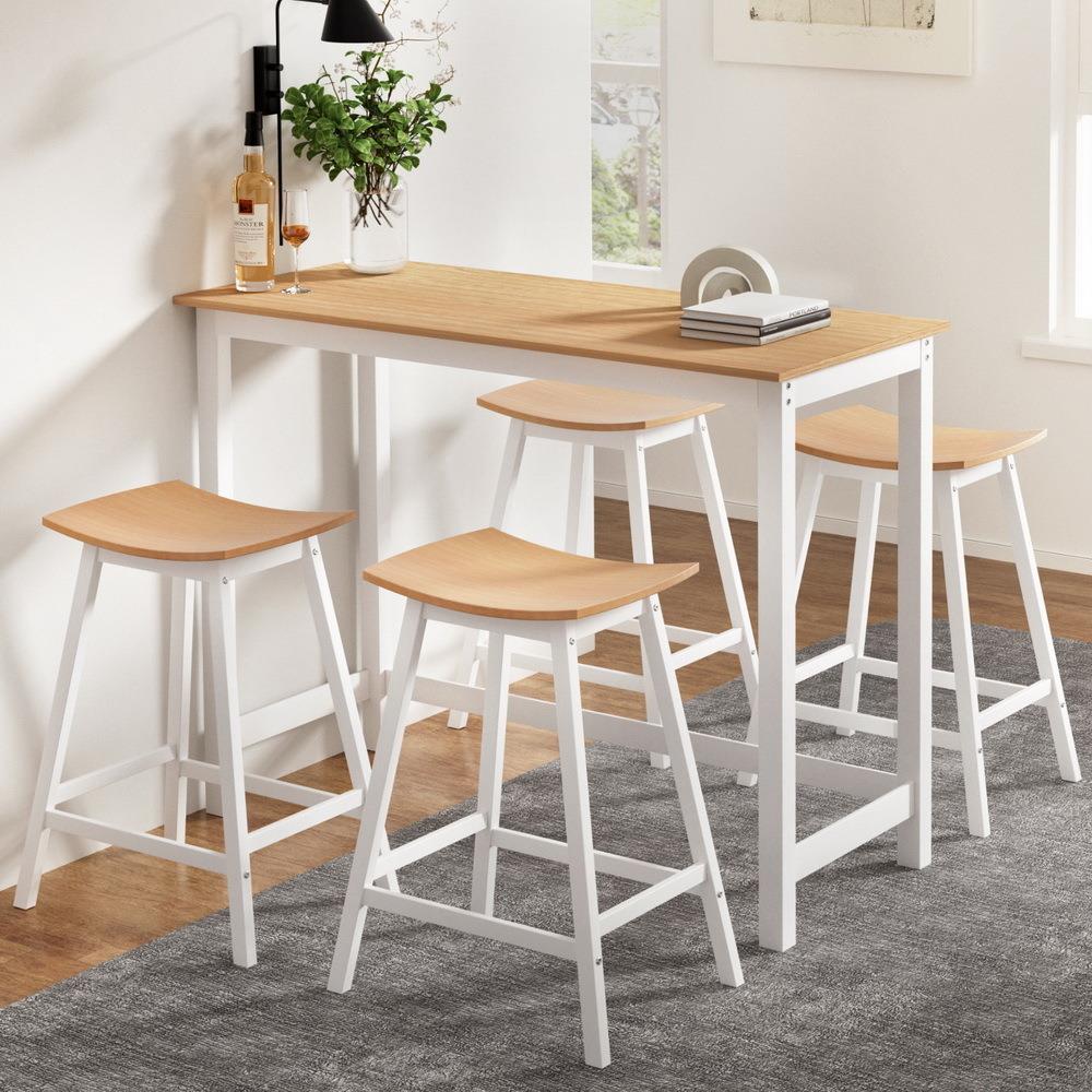 Conjunto de Mesa de Bar e Banq - Home Bar Stools avaliação e preço