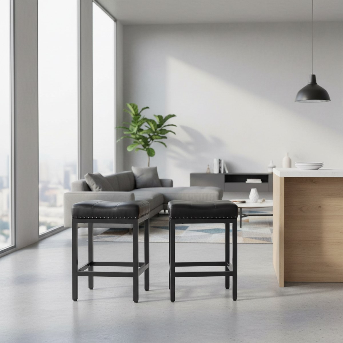 Conjunto de 2 Banquetas de Bar - Home Bar Stools avaliação e preço