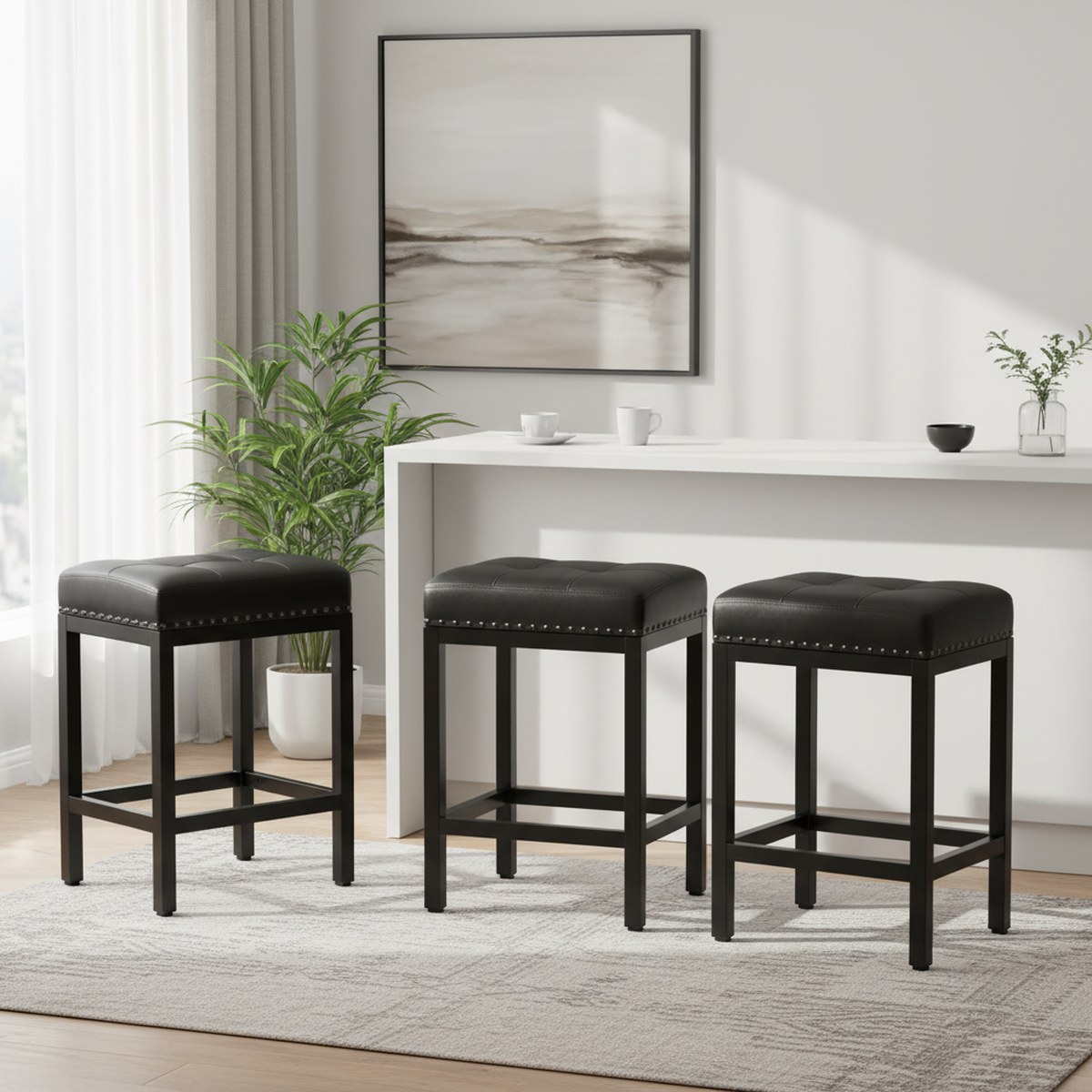 Conjunto de 2 Banquetas de Bar - Home Bar Stools avaliação e preço