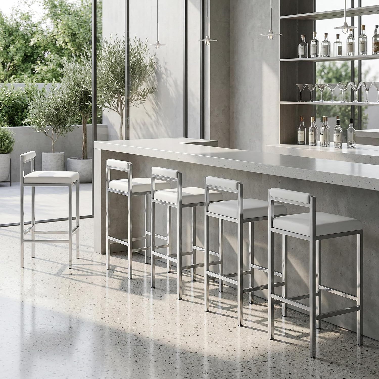 Conjunto de 2 Banquetas de Bar - Home Bar Stools avaliação e preço
