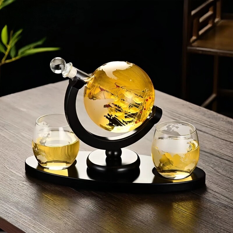 Conjunto de Decantador de Vinh - Home Bar Stand avaliação e preço