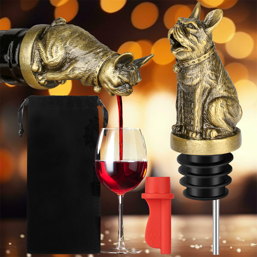 Bonito buldogue francês vinho  - Wine Preservation Pump avaliação e preço