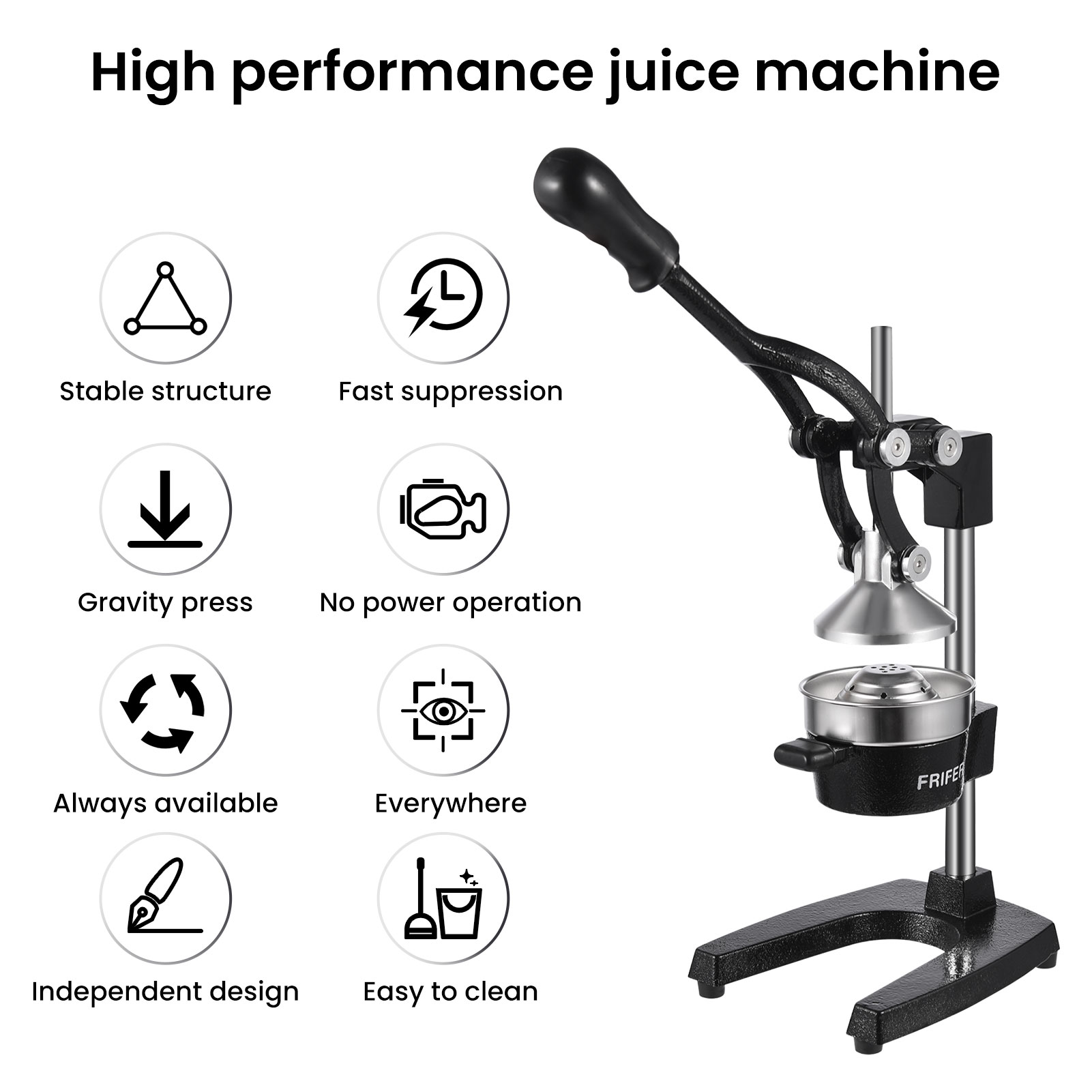 Espremedor de frutas manual de - Citrus Juicer Bar avaliação e preço